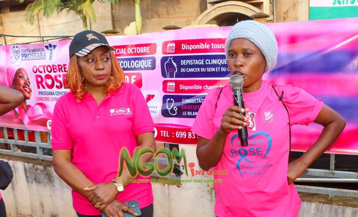 Octobre Rose à Bafoussam : marcher pour dépister, agir pour sauver 